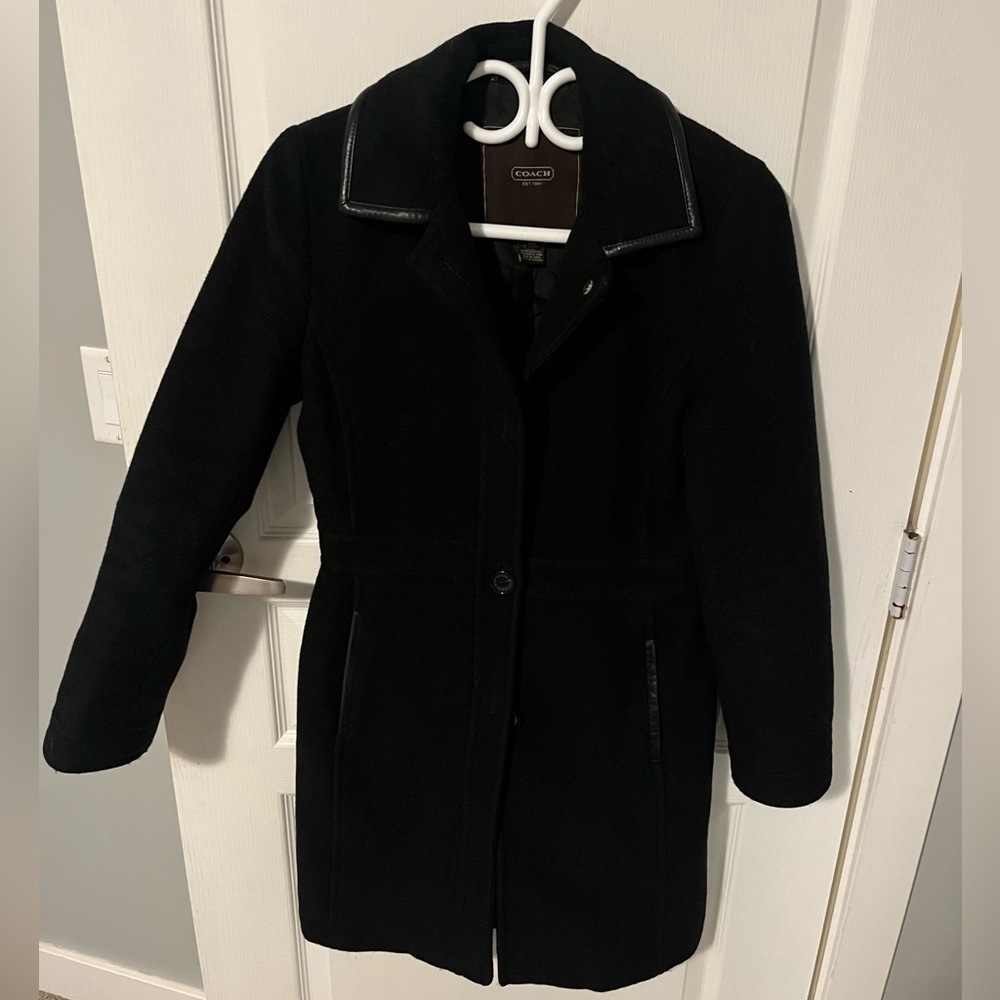 Coach Wool/Mohair peacoat jacket ✨